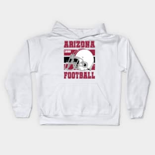 Arizona Retro Football Kids Hoodie